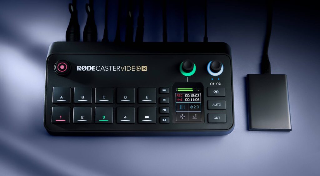 RODECaster Video S : La console de production vidéo à prix mini !