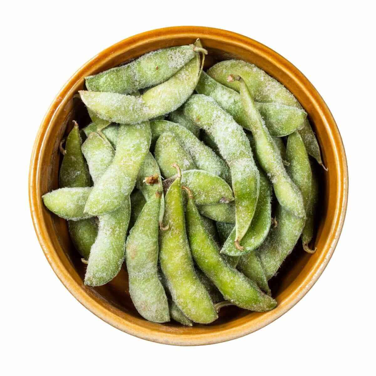 Bol de edamame congelé