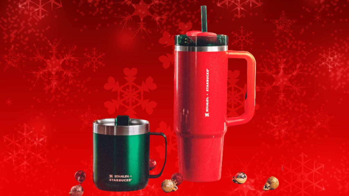 Vases Stanley de Noël de Starbucks
