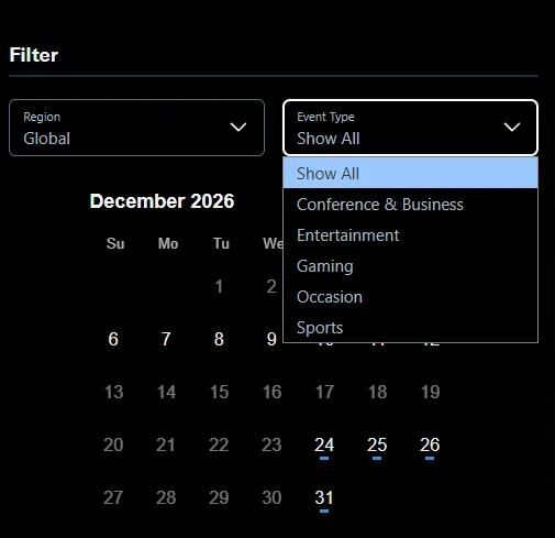 Calendrier marketing X 2026