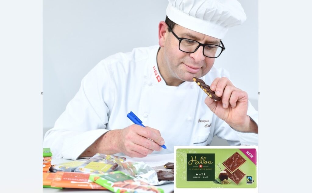 Titre accrocheur en français : "Révolution chocolat : Une marque suisse dévoile un chocolat innovant à base de yerba mate !"