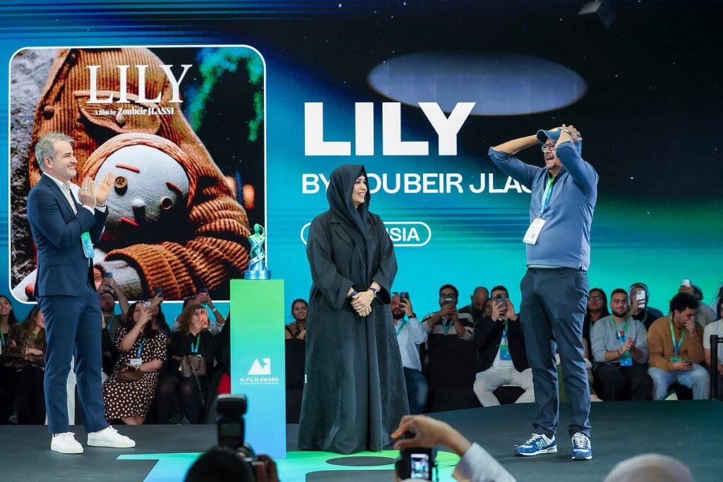 Le Réalisateur Tunisien Zoubeir Jlassi remporte un Prix de 1 Million de Dollars en Film AI à Dubaï !