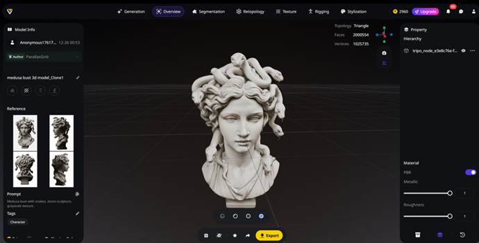 Tripo Studio : Révolutionnez la création 3D avec un générateur de modèles AI tout-en-un !