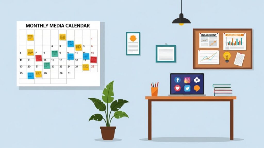 7 Idées Créatives pour un Calendrier Mensuel de Réseaux Sociaux qui Dynamise l'Engagement