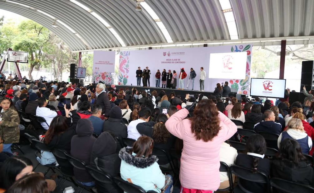 La Mega Classe de Contenu de TikTok, organisée par le Gouvernement de la CDMX via Sedeco (31/01/26).